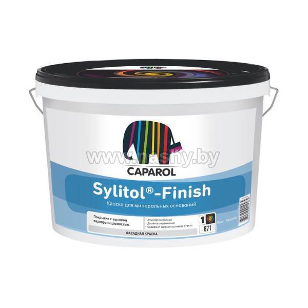 Caparol Sylitol-Finish Краска силикатная фасадная