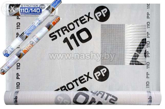 Плёнка гидроизоляционная STROTEX 110PP (75 м2)