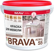 Краска BRAVA ACRYL 55 для мебели