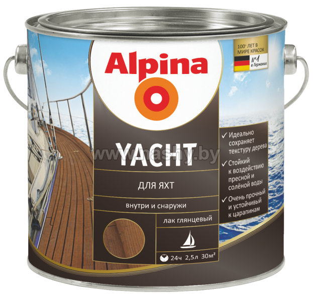 Яхтный лак Alpina Yacht