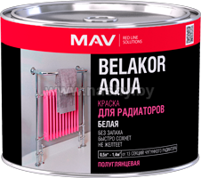 Краска Belakor Aqua для радиаторов